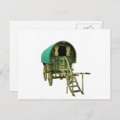 Sinti und Roma Bowtop-Karawane Postkarte (Vorne/Hinten)