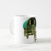 Sinti und Roma bowtop Wohnwagen Kaffeetasse (Vorderseite Links)
