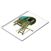 Sinti und Roma bowtop Wohnwagen Notizblock (Linke Seite)