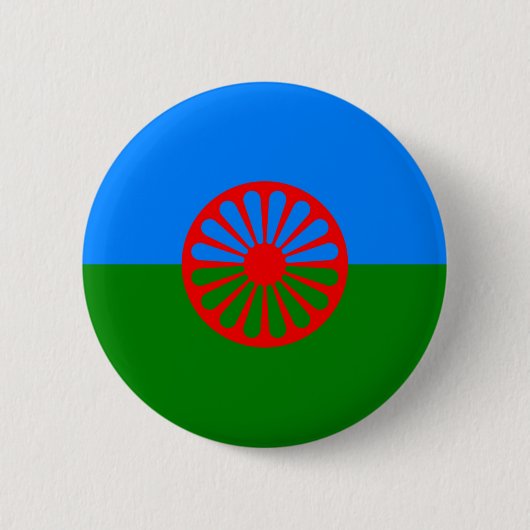 Sinti und Roma Button (Vorderseite)
