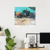 Sinti und Roma Camp mit Pferdekutsche - Vincent va Poster (Heimbüro)