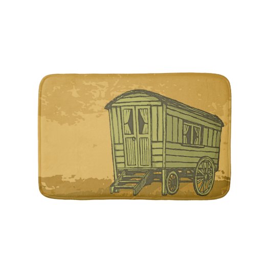 Sinti und Roma Caravan Badematte (Vorderseite)