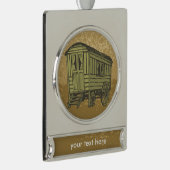 Sinti und Roma Caravan Banner-Ornament Silber (Rechts)
