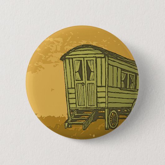 Sinti und Roma Caravan Button (Vorderseite)