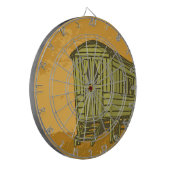 Sinti und Roma Caravan Dartscheibe (Vorderseite Links)