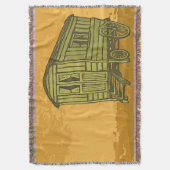 Sinti und Roma Caravan Decke (Vorderseite Vertikal)