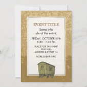 Sinti und Roma Caravan Einladung (Rückseite)