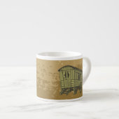 Sinti und Roma Caravan Espressotasse (Vorderseite Rechts)