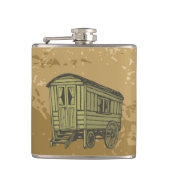 Sinti und Roma Caravan Flachmann (Vorderseite)