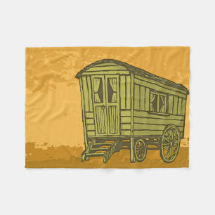Sinti und Roma Caravan Fleecedecke
