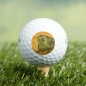 Sinti und Roma Caravan Golfball (Insitu T-Shirt)
