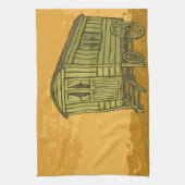 Sinti und Roma Caravan Küchentuch (Vertikal)