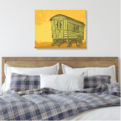 Sinti und Roma Caravan Leinwanddruck (Insitu (Schlafzimmer))