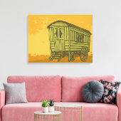 Sinti und Roma Caravan Leinwanddruck (Insitu (Wohnzimmer))