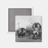 Sinti und Roma Caravan Magnet (Vorderseite/Rückseite)