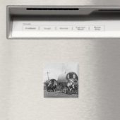 Sinti und Roma Caravan Magnet (In Situ (Geschirrspüler))