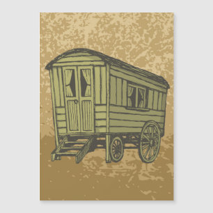Sinti und Roma Caravan Magnetkarte
