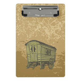 Sinti und Roma Caravan Mini Klemmbrett