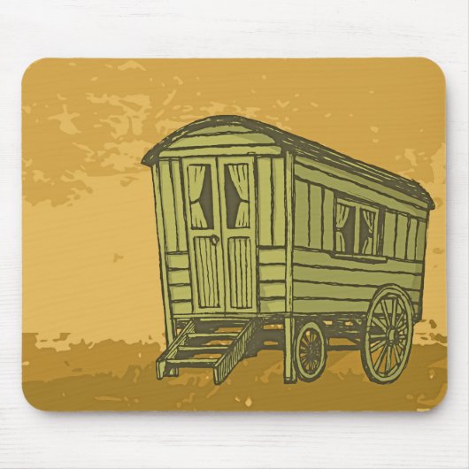 Sinti und Roma Caravan Mousepad (Vorne)