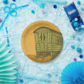 Sinti und Roma Caravan Pappteller (Party)