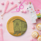 Sinti und Roma Caravan Pappteller (Party)