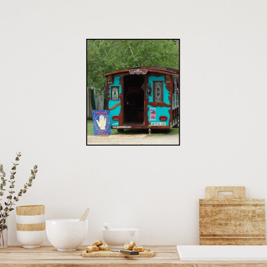 Sinti und Roma Caravan Poster (Küche)