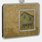 Sinti und Roma Caravan Rahmen-Ornament Silber (Rechts)