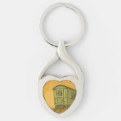 Sinti und Roma Caravan Schlüsselanhänger (Vorderseite)