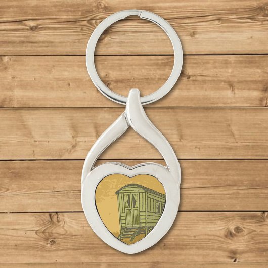 Sinti und Roma Caravan Schlüsselanhänger