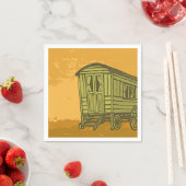 Sinti und Roma Caravan Serviette (Beispiel)