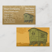 Sinti und Roma Caravan Visitenkarte (Vorne/Hinten)