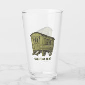 Sinti und Roma Caravan Wagon Glas (Rückseite)