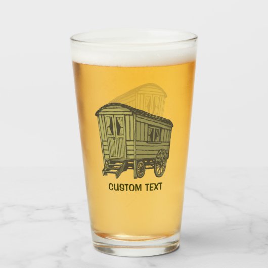Sinti und Roma Caravan Wagon Glas (Vorne (Gefüllt))