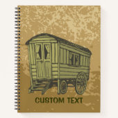 Sinti und Roma Caravan Wagon Notizbuch (Vorderseite)