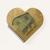 Sinti und Roma Caravan Wagon Notizbuch (Vorderseite)