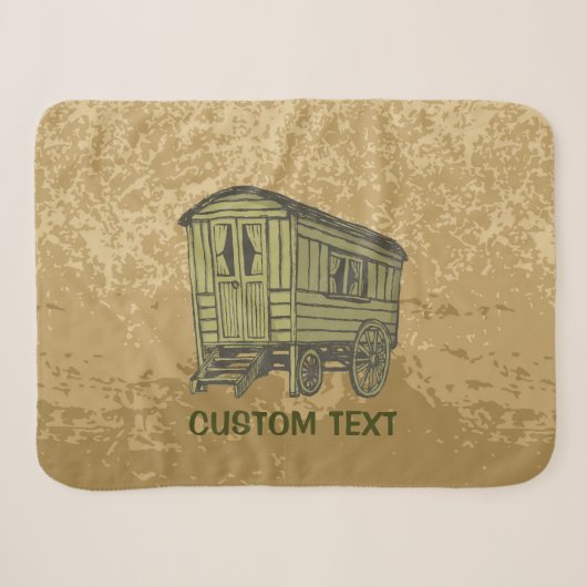 Sinti und Roma Caravan Wagon Sherpadecke (Vorderseite (Horizontal))