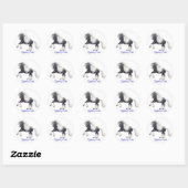 Sinti und Roma Cob Horse Sticker (Blatt)