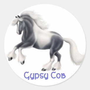 Sinti und Roma Cob Horse Sticker