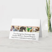 Sinti und Roma Cob Vanner Grußkarte Karte (Rückseite)