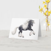 Sinti und Roma Cob Vanner Grußkarte Karte (Gelbe Blume)