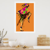 Sinti und Roma Dancing Poster (Küche)