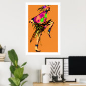 Sinti und Roma Dancing Poster (Heimbüro)