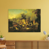 Sinti und Roma Encamping Leinwanddruck (Insitu (Wohnzimmer))