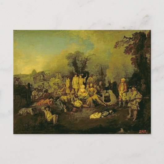 Sinti und Roma Encamping Postkarte (Vorderseite)