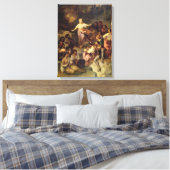 Sinti und Roma Encampment, 1848 Leinwanddruck (Insitu (Schlafzimmer))
