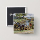 Sinti und Roma Encampment, Appleby, 1919 Button (Vorne & Hinten)