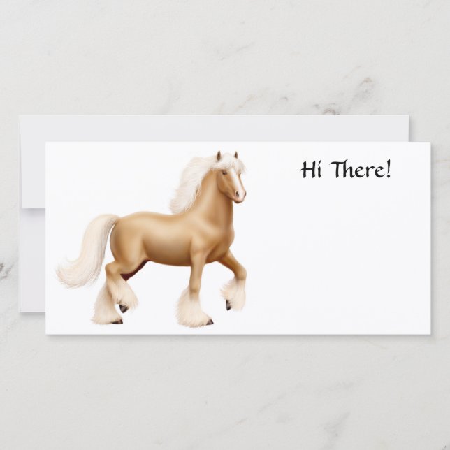 Sinti und Roma Entwurf der Pferdefoto-Karte (Vorderseite)