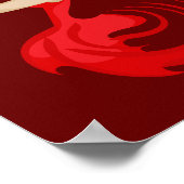 Sinti und Roma Flamenco Dancer Poster (Ecke)