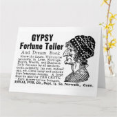 Sinti und Roma Fortune Teller Card Karte (Gelbe Blume)