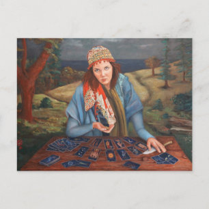 Sinti und Roma Fortune Teller Postkarte